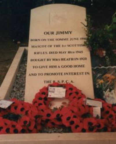 The Memorial To Jimmy In Central Park, Peterborough