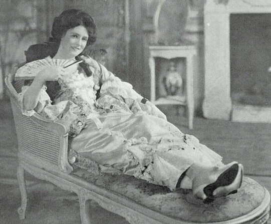 May Esther Lowe (nee Fitzmaurice) a.k.a. Peggy Primrose (1890-1956) pictured in 1913, who was Bottomley's long term mistress  (Ancestry: Dollman family tree)