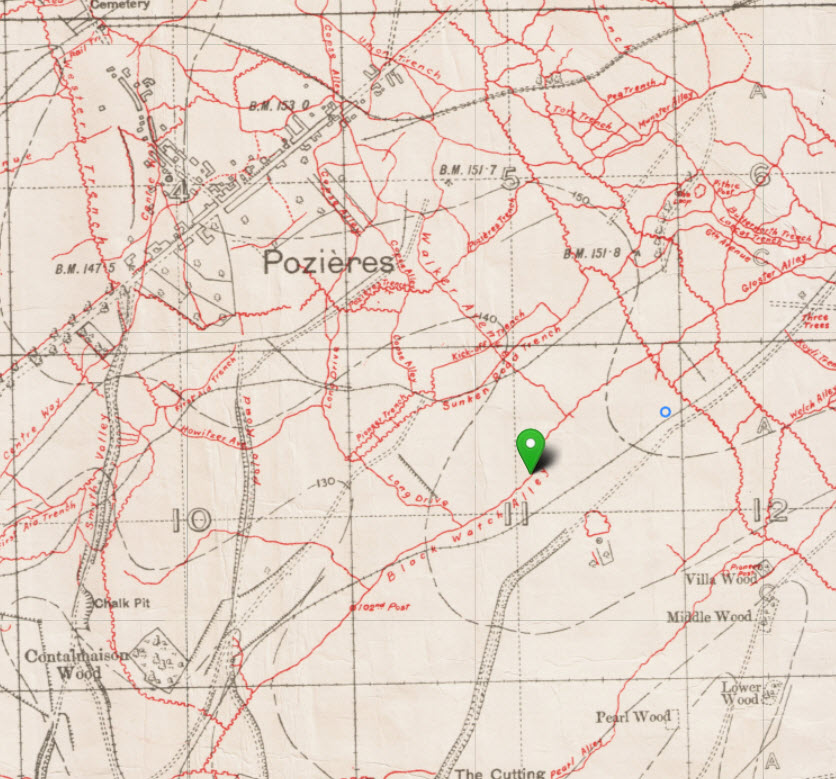 Black Watch Alley (August 1916)