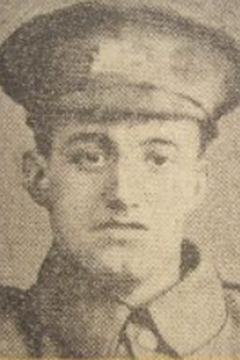 9 March 1917: Pte Edmund Hewitt