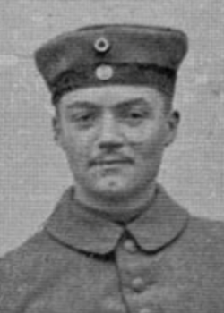 12 May 1915: Musk Josef Abberger, 4 Komp Lehr Infanterie Regt.