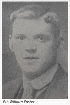7 July 1916 : Pte. William Edward Foster