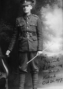 21 October 1917 : Pte Friend Whitwam