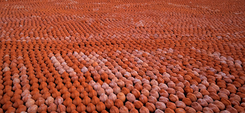 600,000 clay sculptures form 'ComingWorldRememberMe'