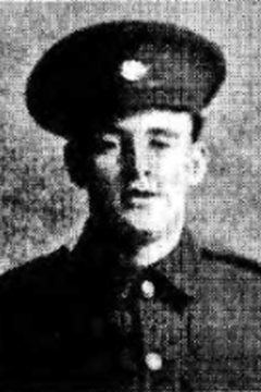 1 December 1915 : Pte James Joseph Tibbo