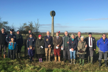 Service of Remembrance held at Thorpe Le Fallows on 10th November 2019