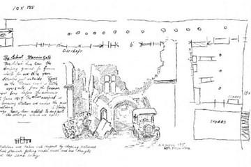 Hooge Tunnel, Essex Farm and other drawings by Tony Spagnoly