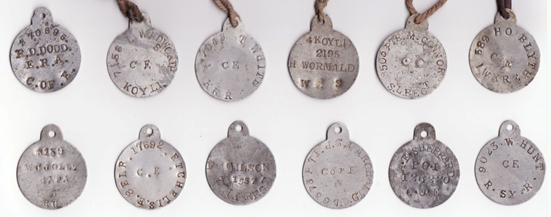 British ID Tags 1907