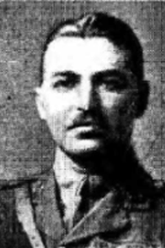 14 February 1916 : Lieut. Richard Gavin Brown