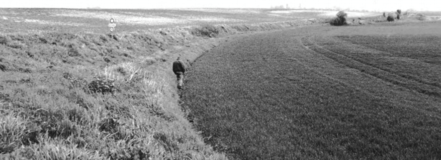 One of the authors 1 1/2 miles outside Premont in 2005