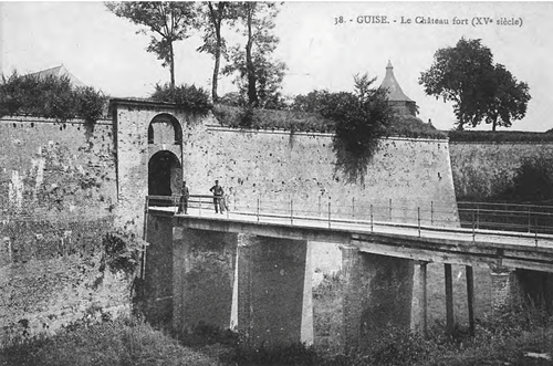 The relief gate, Guise Château.