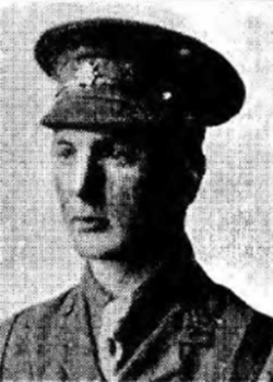 23 February 1916 : 2nd Lieut. Leonard Ewbank. 5th (Territorial) Bn The Border Reg