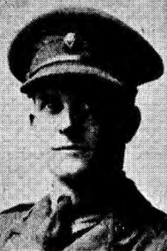 23 March 1918: 2nd Lieut. Norman Stanford Agate