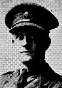 23 March 1918: 2nd Lieut. Norman Stanford Agate