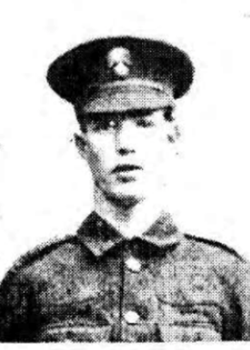 13 March 1915 : Pte Christopher Richard Fowler