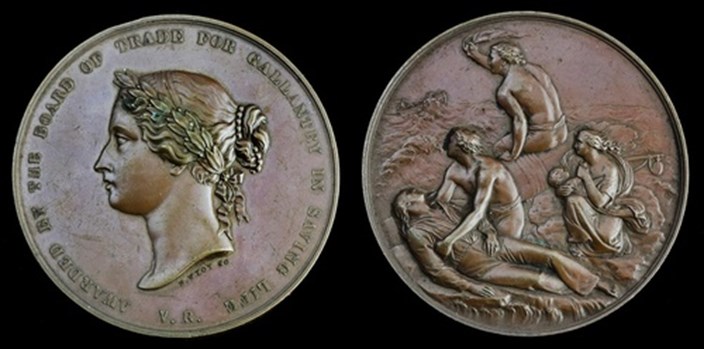 Board Of Trade Medal For Gallantry In Saving Life At Sea