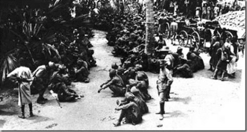 Indian Prisoners Of War After The Battle