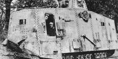 German Tanks At Villers Bretoneux In 1918