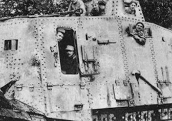 German Tanks At Villers Bretoneux In 1918