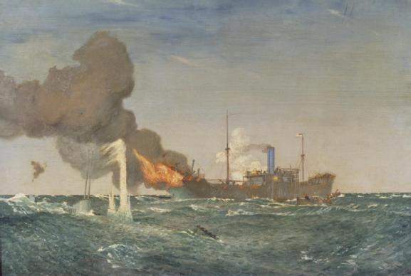 HMS Dunraven By Charles Pears