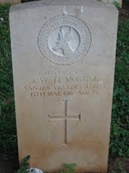 Jan Morkel’s headstone