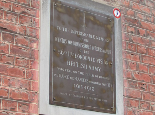 56Th (London) Divisional Memorial