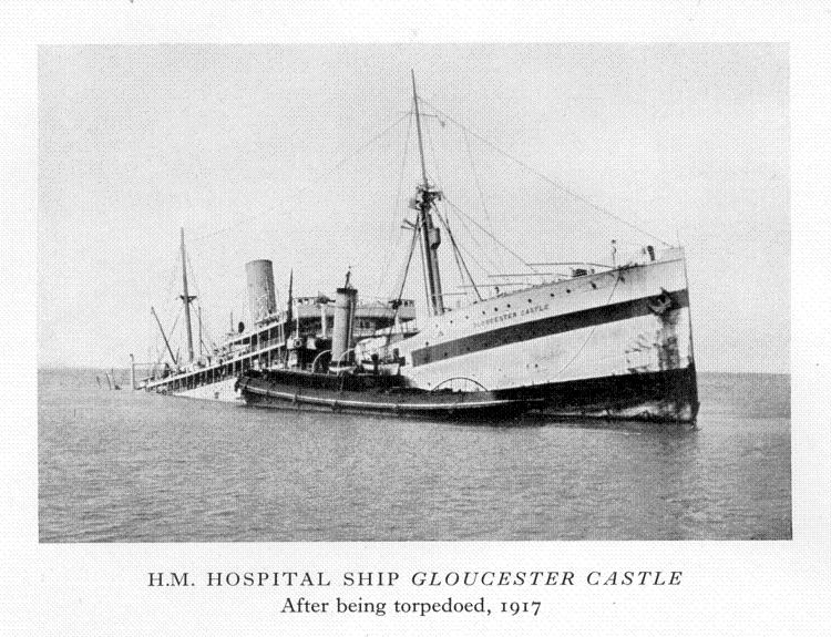 HMS Gloucester Castle 31 March 1917
