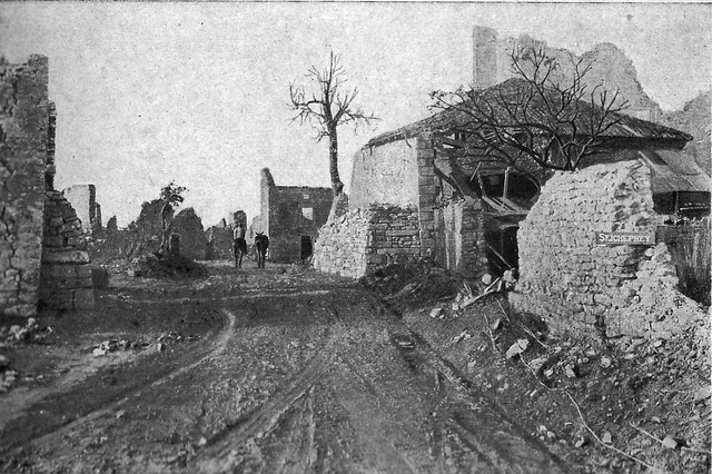 Seicheprey Main Street 1918