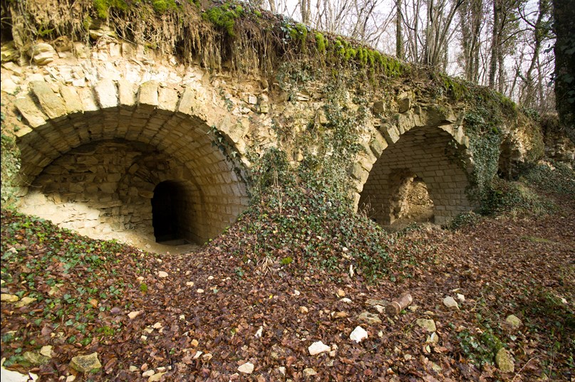 The Arched Chambers Of The Batterie De L’Hôpital At Verdun