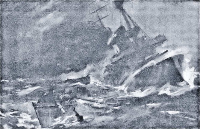 A Depiction Of The Sinking That Appeared In The German Pres