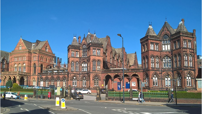 The Victorian Facade Of The Leeds General Infirmary
