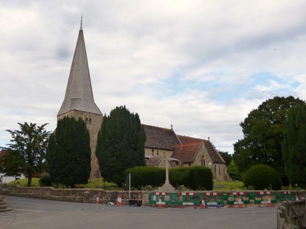 Fletching Church. Photo British Listed Buildings.Co.Uk
