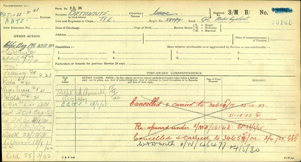 Isaac Bethwaite Ledger