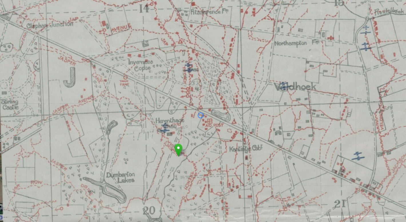 Jasper Trench, September 1917