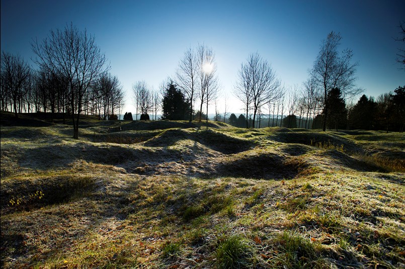 The Shell Pocked Ground At Thiaumont Shows The True Face Of A WWI Battlefield
