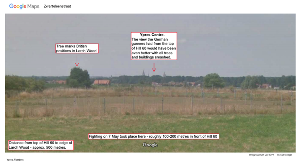 View Of Ypres From Hill 60