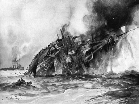 The Blücher Heels Over Onto Her Side.