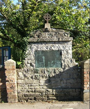 He War Memorial Outside St Andrew's Caunton