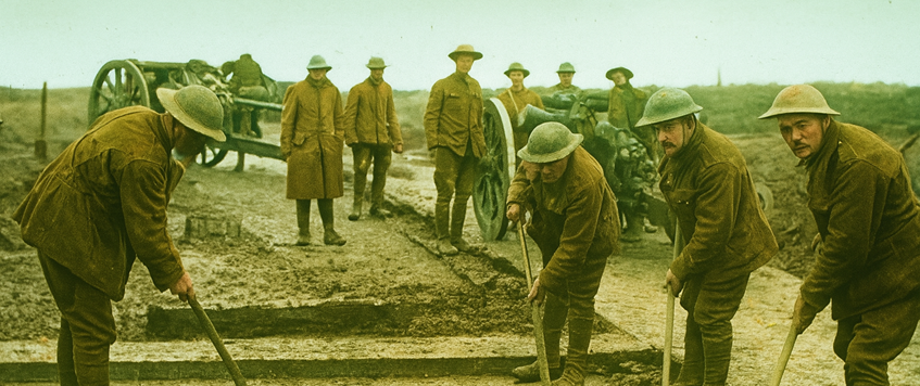'Pioneer Battalions in the Great War by Dr Bill Mitchinson'