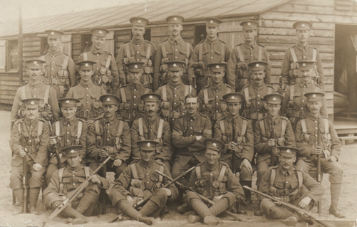 Men Of The 4Th Battalion Early, 1916