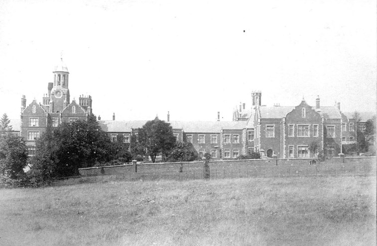 Exterior View Of The Asylum Buildings (Central Hospital) At Hatton. 1890S