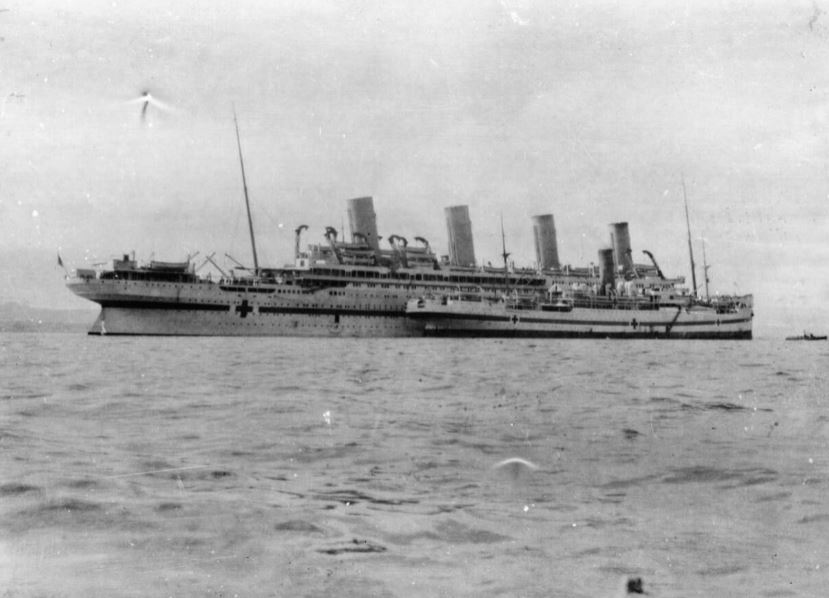 Britannic At Mudros 1916 IWM SP 299