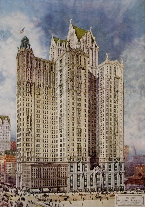 The City Investing Building 1907