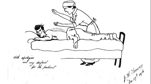 An Entry In An Autograph Book Owned By One Of The Corps’ Masseuses