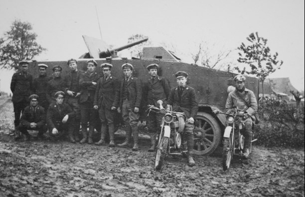 A Group Of Men With What Is Believe To Be A Seabrook Truck.