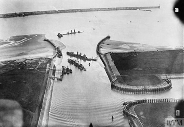 The Blocking Ships At The Mouth Of The Canal, HMS Thetis
