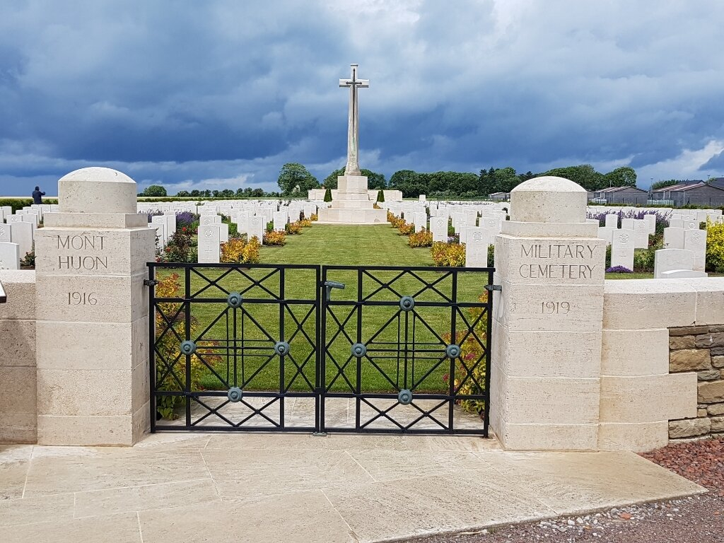 Mont Huon Military Cemetery In Le Treport