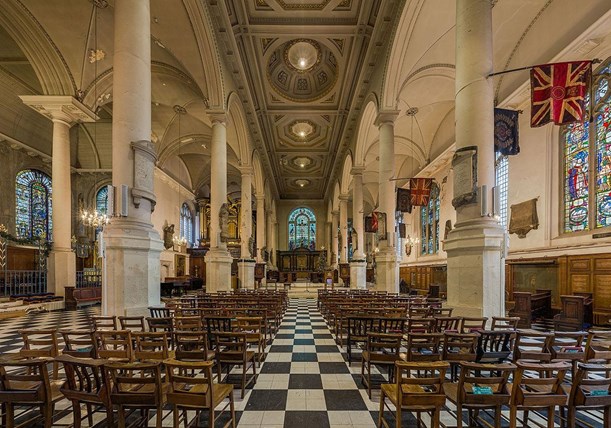 St Sepulchre’S Church, Holborn, London.
