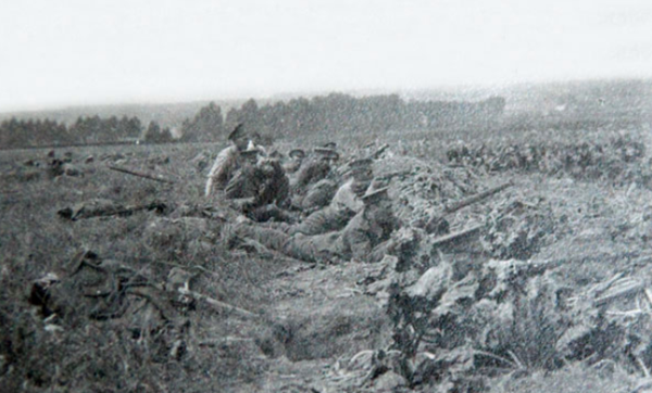 The 1St East Lancashire Regiment Faced The Enemy At Solesmes On 25 August 1914
