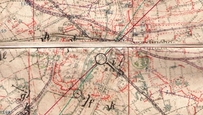 Lines Cross At The Assumed Aiming Point At St. Paul’S Church In Elverdinge